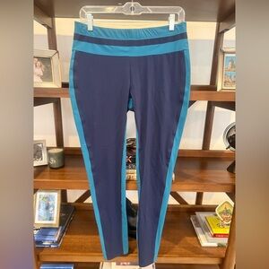 Vaara Flow Tuxedo Leggings Navy/Teal
